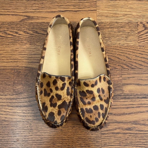M.Gemi Felize driver - tan leopard, animal hair - size EU 38 / US 7.5 - Picture 2 of 7